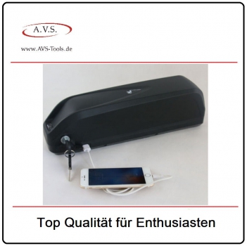 Akku-Leergehäuse mit USB/Schloß