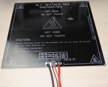 Ultrabase Heizbett 220x220 mm ohne beschichteter Glasplatte 3D-Drucker
